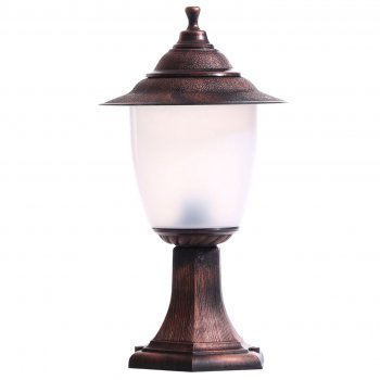 Светильник уличный напольный Е27 TDM Прага 60Вт IP44 пластик медь (4)