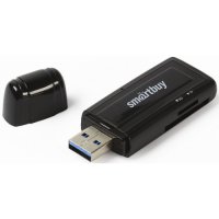 Картридер SmartBuy USB 3.0 705-K чёрный