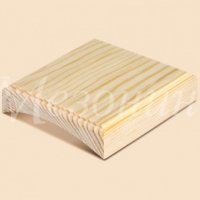 Накладка на бревно D240-260мм Классика Сосна 90х90х20мм (1)