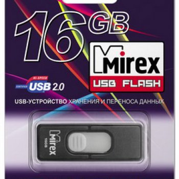 Флэш-диск Mirex 16GB Harbor черный