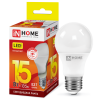Лампа диодная A60 15Вт Е27 3000К 1350Лм InHome (10)