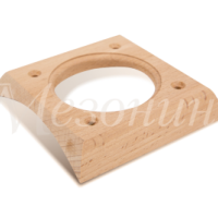 Накладка на бревно D200-220мм 1СП бук 100х100х20мм (1)