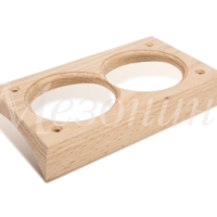 Накладка на бревно D200-220мм 2СП бук 170х100х20мм (1)