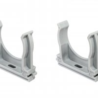 Крепёж-клипса для трубы D40мм серый TDM (30)