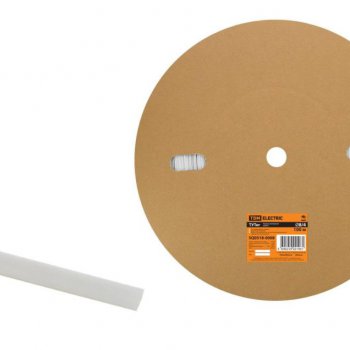 Трубка термоусадочная ТУТнг 20/10 белый ролл TDM (100)