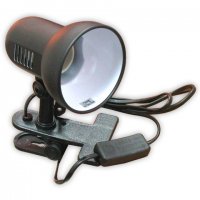 Светильник настольный прищепка Е27 R63 Camelion H-035 C02 чёрный металл (12)