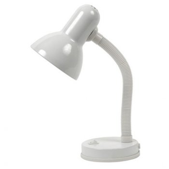 Светильник настольный Е27 Camelion KD-301 C01 белый 60Вт (12)