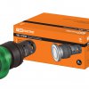 Кнопка TDM SB7-CWM31-220V Гриб 1з+1р подсв 220В зеленая (10)