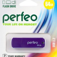 Флэш-диск Perfeo 64GB C05 фиолетовый