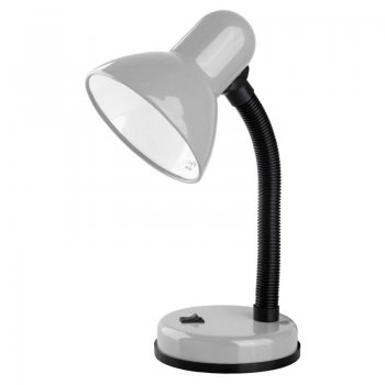 Светильник настольный Е27 Camelion KD-301 C03 серебро 60Вт (12)