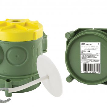 Коробка установочная СП 82х80х90,5мм для заливки в бетон крюк для люстры гайка штрихкод TDM (30)