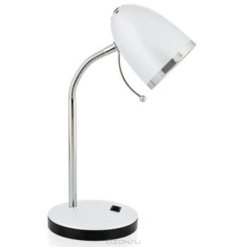 Светильник настольный Е27 Camelion KD-308 C01 белый 40Вт (12)