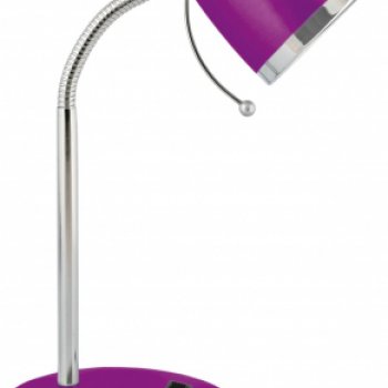 Светильник настольный Е27 Camelion KD-308 C12 фиолетовый 40Вт (12)