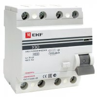 УЗО 4P  40A 30мА EKF ВД-100 электромех (16)