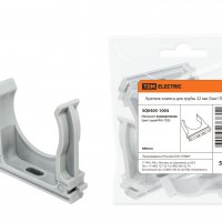 Крепеж-клипса для трубы D32мм серый TDM (5)