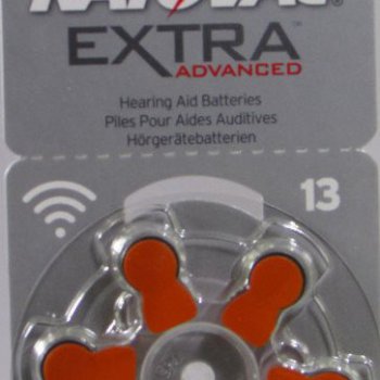 Батарейка для слуховых аппаратов Rayovac ZA 13 6xBL Extra (60)