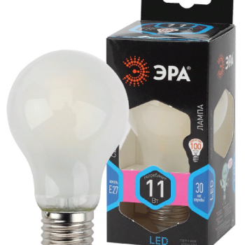 Лампа филамент A60 11Вт Е27 4000К 975Лм Эра (100/100/1200)