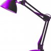Светильник настольный Е27 Camelion KD-313 С15 пурпурный 60Вт (6)