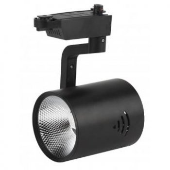 Светильник трековый 30Вт Эра TR1-30 BK 4000К 2100Лм COB D100х235мм черный (10)