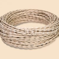 Провод витой 2х2,5 бежевый МезонинЪ ретро (10)