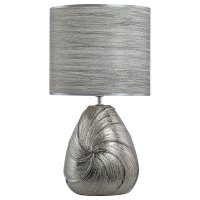 Настольные лампы Классические Gerhort F2752 Silver Цоколь: 1xE27 Вт   Пульт-Нет
