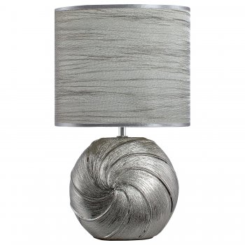 Настольные лампы Классические Gerhort F2754 Silver Цоколь: 1xE27 Вт   Пульт-Нет