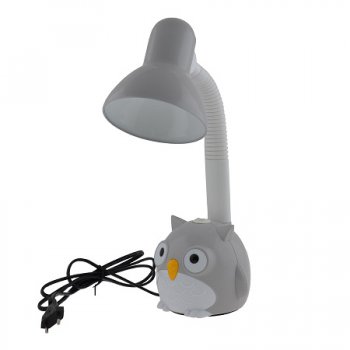 Светильник настольный Е27 Camelion KD-380 С09 Сова серый 40Вт (12)