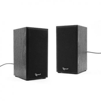 Колонки 2.0 Gembird 203 2x3Вт USB дерево черный (20)