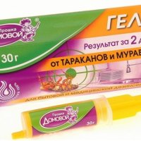 Домовой гель от тараканов, муравьев шприц 30гр (1/50)
