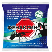 Дуст-порошок от тараканов, муравьев, клопов Фенаксин L 300гр (25)