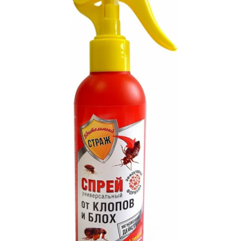 Спрей от клопов, блох, тараканов 200мл Бдительный страж (24)