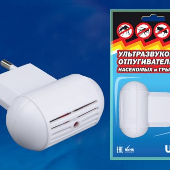 Отпугиватель насекомых и грызунов Uniel UDR-E10 30м2 белый (10)