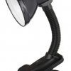 Светильник настольный прищепка Е27 Ultraflash UF-320 C02 черный 60Вт (42)
