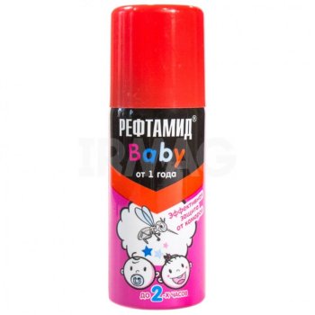 Рефтамид аэр Baby 100мл для всей семьи комар,мошка (15)