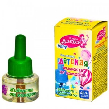 Жидкость от комаров Домовой 45ночей Детская эвкалипт (50)