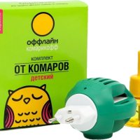 Комплект от комаров Комарикофф Бережно 45ночей 30мл Детский без запаха (16)