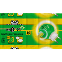 Пластины от комаров Nadzor 10шт б/з (10/250)