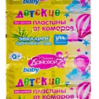 Пластины от комаров Домовой 10шт Детские эвкалипт (300)