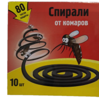 Спирали от комаров NN 10шт без запаха черные (60)