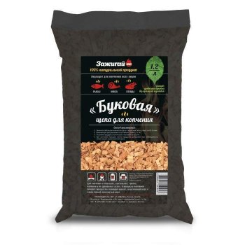 Щепа для копчения Буковая 1200мл Зажигай (24)