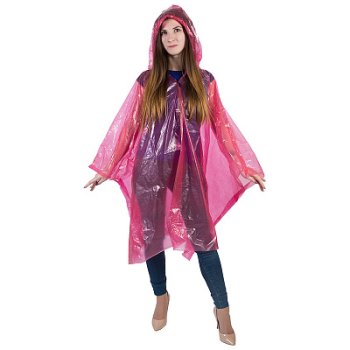 Дождевик-пончо ПВД 45мкм XXL Ecos (50)