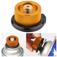 Переходник-адаптер на цанговый баллон д/горелки с резьбовым креплением (200)