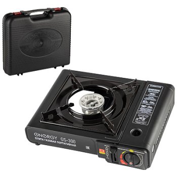 Плита газовая портативная Energy GS-300, цанговый захв, пьезоподжиг (6)