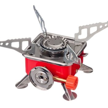 Плита туристическая Ермак цанговый захв, пьезоподжиг (24) акция