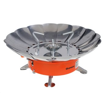 Плита туристическая Ермак цанговый захв, пьезоподжиг, с лепестками, большая (24)