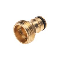 Адаптер латунный 3/4 внешняя резьба Четыре Сезона (96)