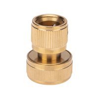 Коннектор для шланга быстросъёмный 3/4 латунный Четыре Сезона