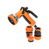 Пистолет-распылитель для полива 10 режимов + коннекторы 3/4 Четыре Сезона (48)