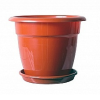 Кашпо с поддоном 2.5л терракот (30)