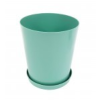 Кашпо с поддоном 4.5л мятный (15)